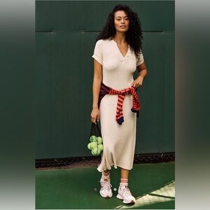 Varley White Knit Dress NWT